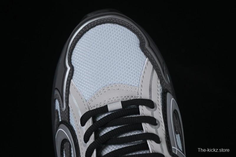 Dior B30 Sneakers with Reflective CD30 Logo and Lightweight Rubber Sole - CD30