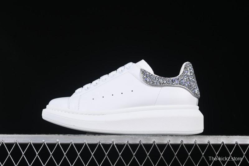 Alexander McQueen Oversized Sneakers with White Crystals - D.E5