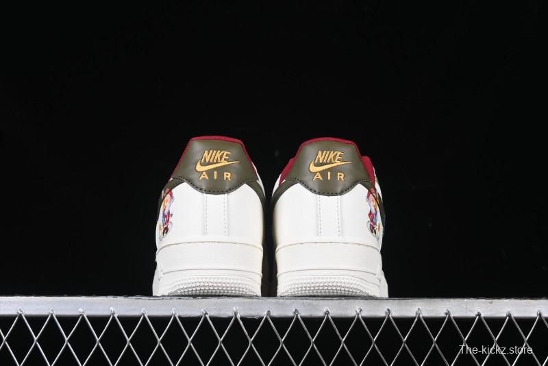 Nike Air Force 1 '07 Low Custom Christmas Party Casual Sneakers - DM0970-132