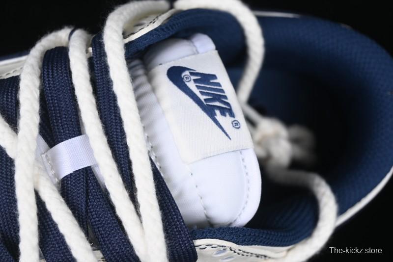 Nike SB Dunk Low Supreme Collaboration - Light Blue Mini Swoosh Anniversary Customized Low-Top Casual Skate Shoes - XX2025-568