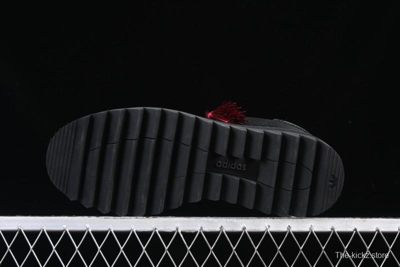 Adidas Superstar JR5114 Clot Collaboration Shell Toe Skate Shoes with Perforated Leather Upper - JR5114