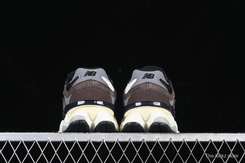 New Balance 9060 Retro Casual Running Shoes with ABZORB Cushioning Technology - U9060BRN