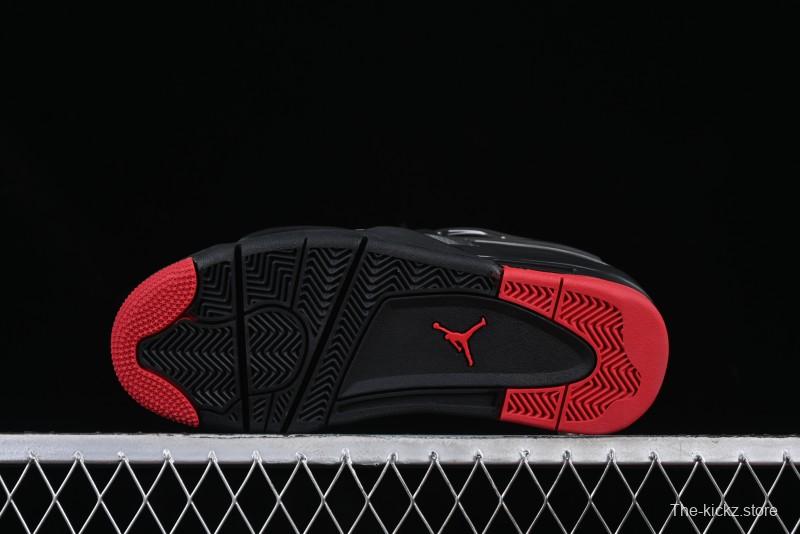 Nike Air Jordan 4 Remastered Sneakers with Textile Mesh, Leather and Suede Upper - FQ7939-060