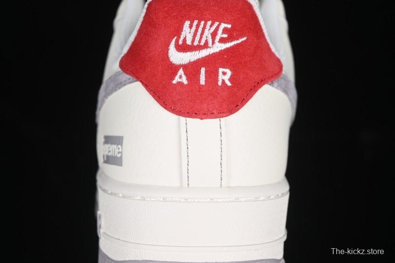 Nike Air Force 1 '07 Low Supreme Casual Sneakers with Full-Length Air Cushion - BB7518-020