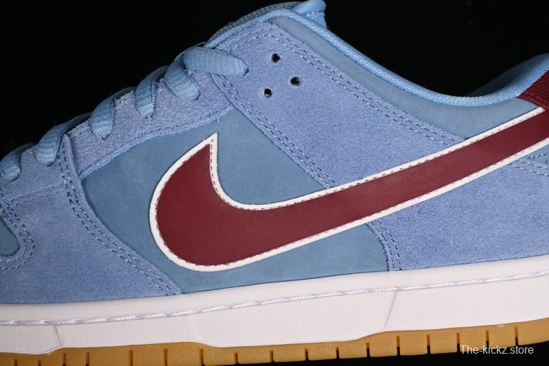 Nike SB Dunk Low "Phillies" Suede Casual Skate Shoes - DQ4040-400