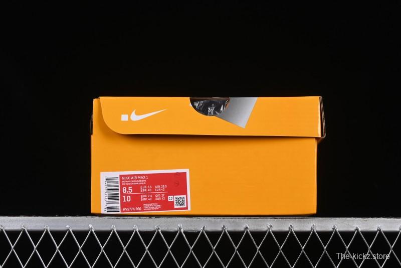 Nike Air Max 1 Retro Running Shoes with Half-Sole Air Cushion - HV5776-200