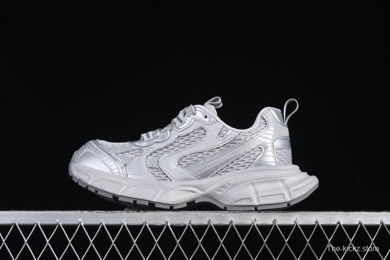 GG-CC Casual Running Shoes with Asymmetrical Design - 5509 Silver