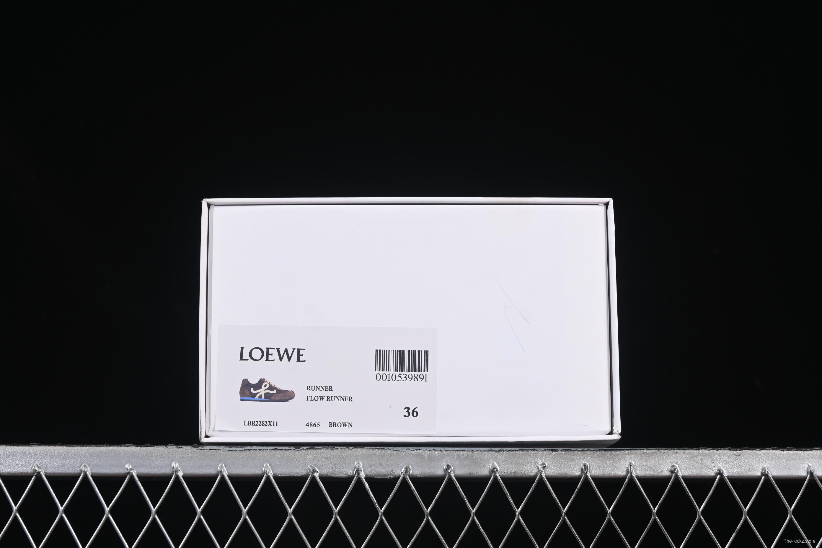 Loewe Ballet Runner 2.0 Sneakers Retro Style Casual Training Shoes - BROWN