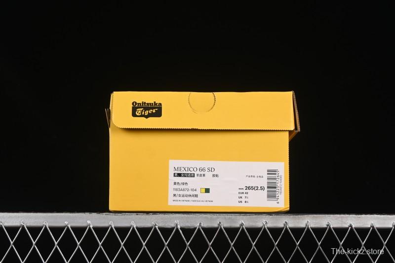 Onitsuka Tiger Mexico 66 SD Low-Top Leather Casual Running Shoes - 1183A872-104