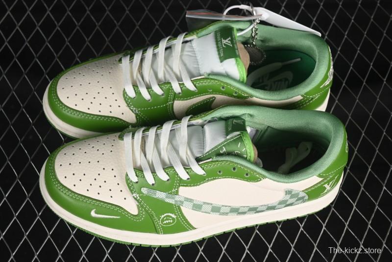 Nike Travis Scott x Fragment Design x Air Jordan 1 Low OG SP Casual Sneakers - XS2024-058