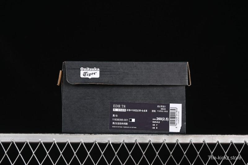 Onitsuka Tiger EDR 78 Low-Top Running Shoes - Comfortable Slip-Resistant Durable Casual Sneakers - 1183B395-001
