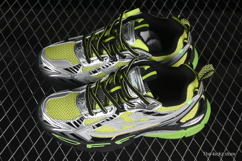 Off-White Be Right White Green Low-Top Lifestyle Casual Shoes - X.E5