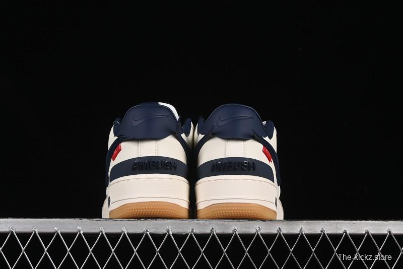 Nike Air Force 1 '07 Low Gucci Collaboration Large Swoosh Gum Sole Casual Sneakers - XS3464-576