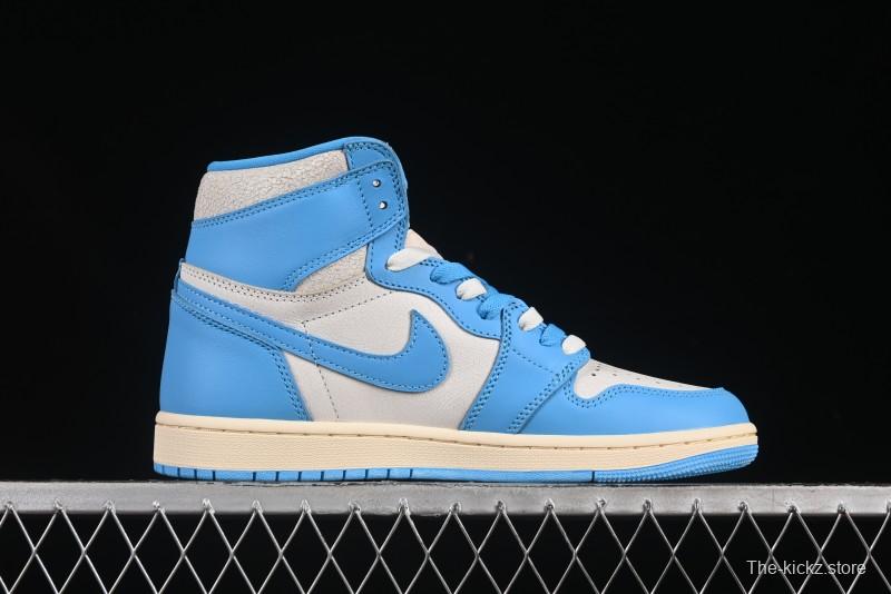 Nike Air Jordan 1 High OG "UNC Reimagined" Retro Basketball Shoes - DZ5485-402