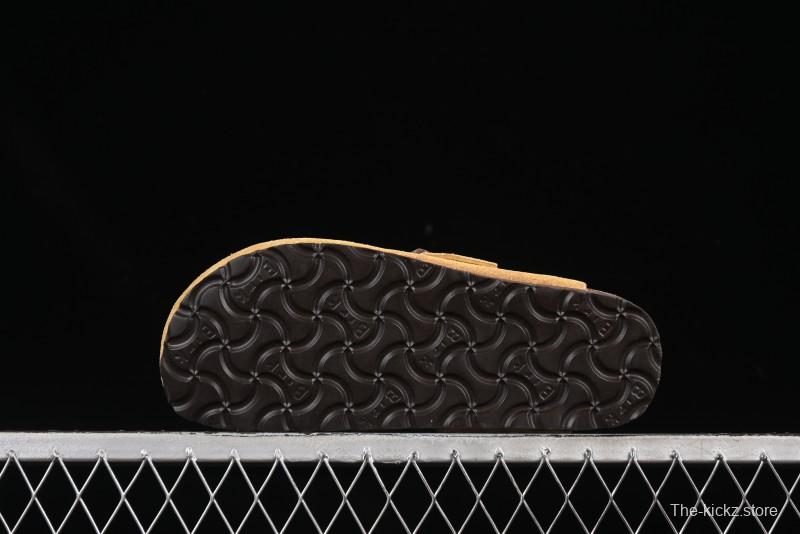 Birkenstock Arizona Soft Footbed Sandals with Suede Leather and Lambswool Lining - G.D4