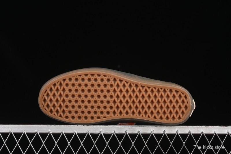 Vans Premium Authentic Suede Retro Sneakers with Translucent Rubber Sole - VN000CRQ6RJ