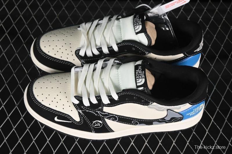 Nike Travis Scott x Fragment Design x Air Jordan 1 Low OG SP AJ1 Collaboration Sneakers - XS2024-052