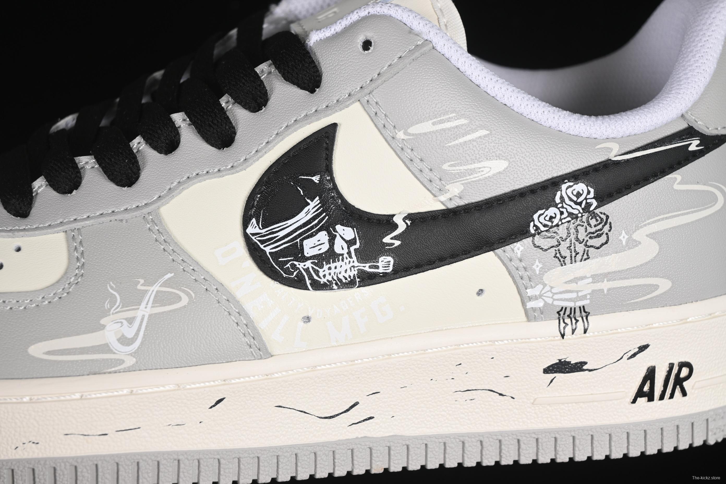 Nike Air Force 1 '07 Low "Quit Smoking" Custom Sneakers - DO7471-991