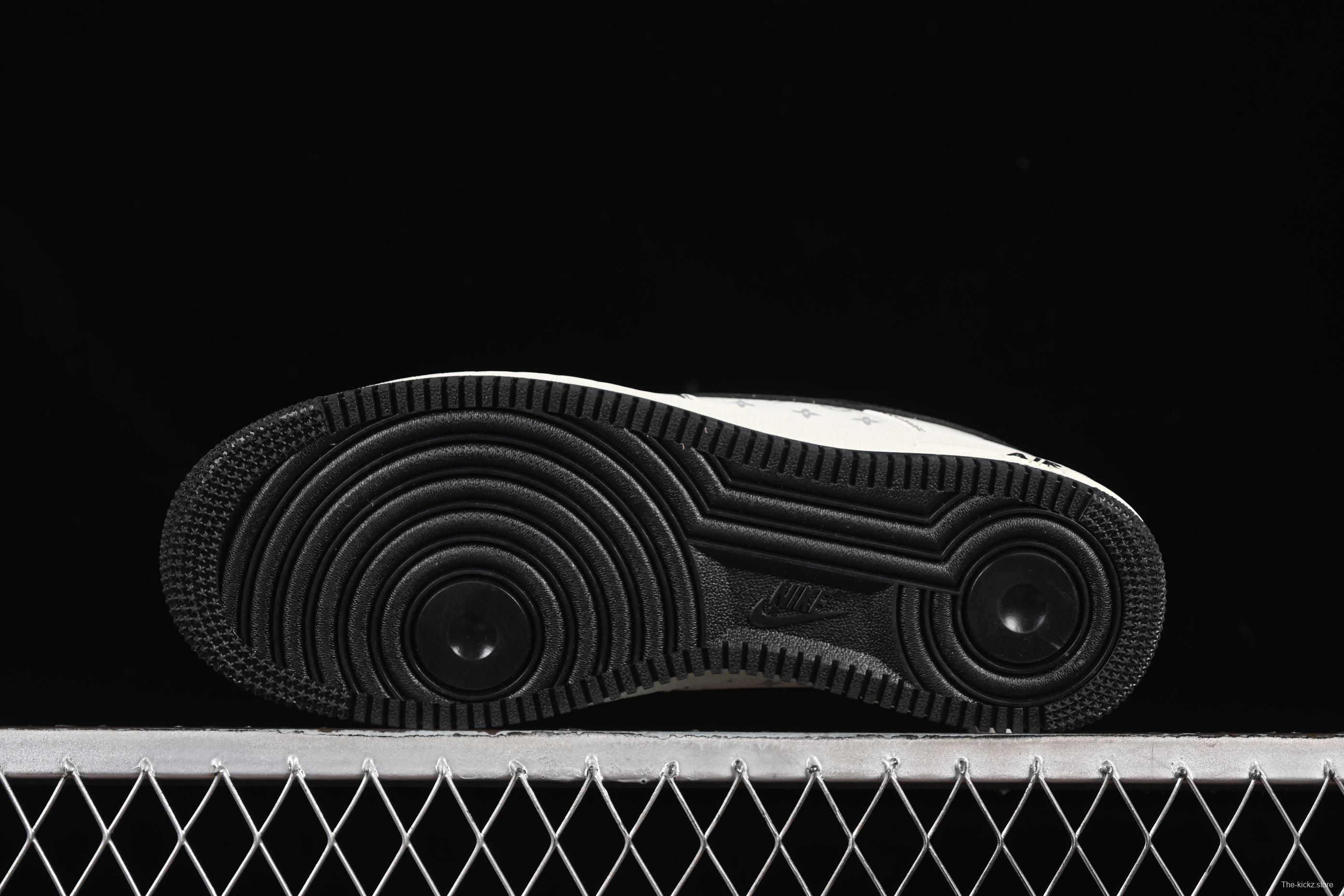 Nike Air Force 1 '07 Low LV Collaboration White Black Casual Sneakers - BZ6808-102