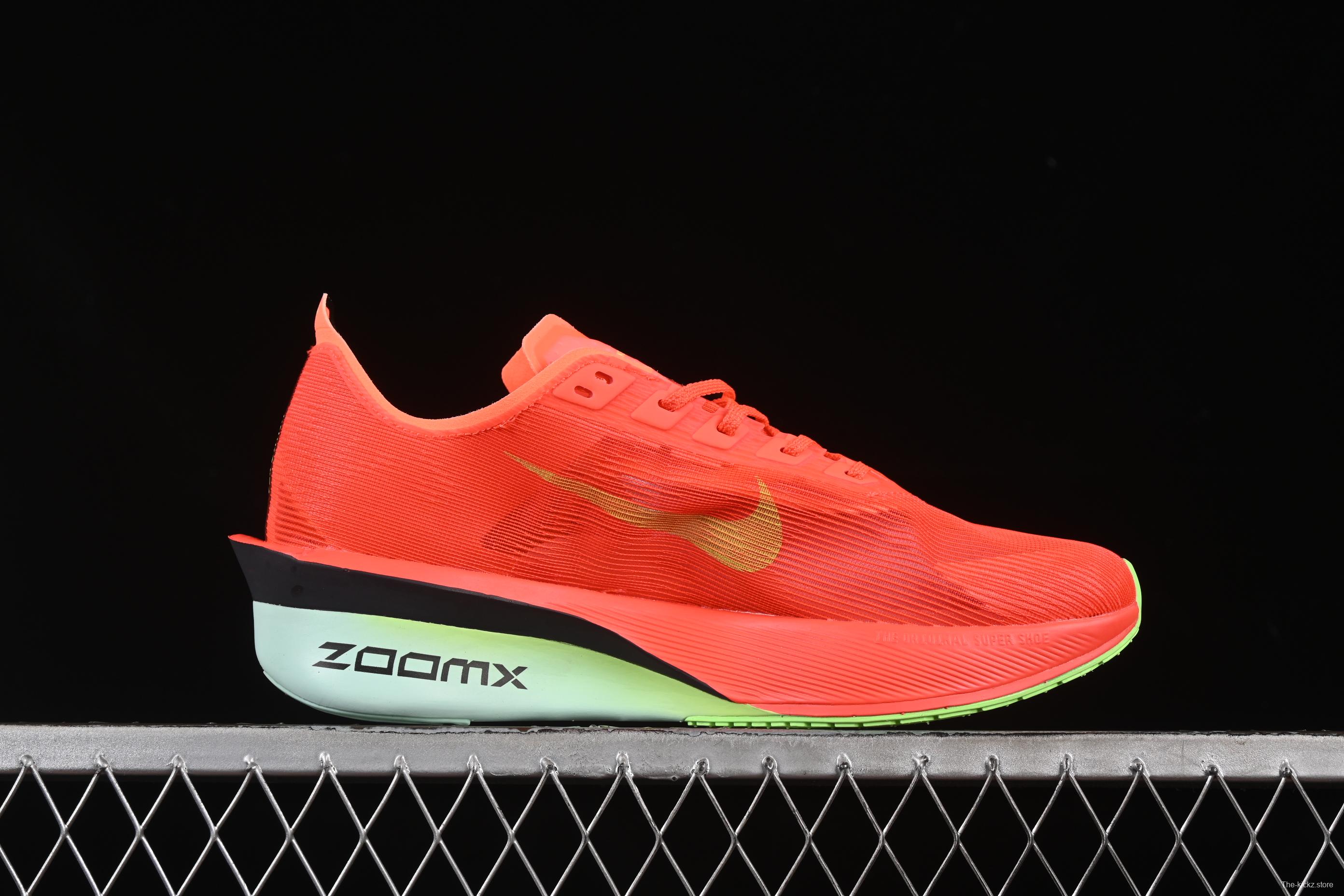 Nike ZoomX Vaporfly NEXT% 4 Marathon Series Road Racing Ultra-Light Cushion Running Shoes - HF6414-600