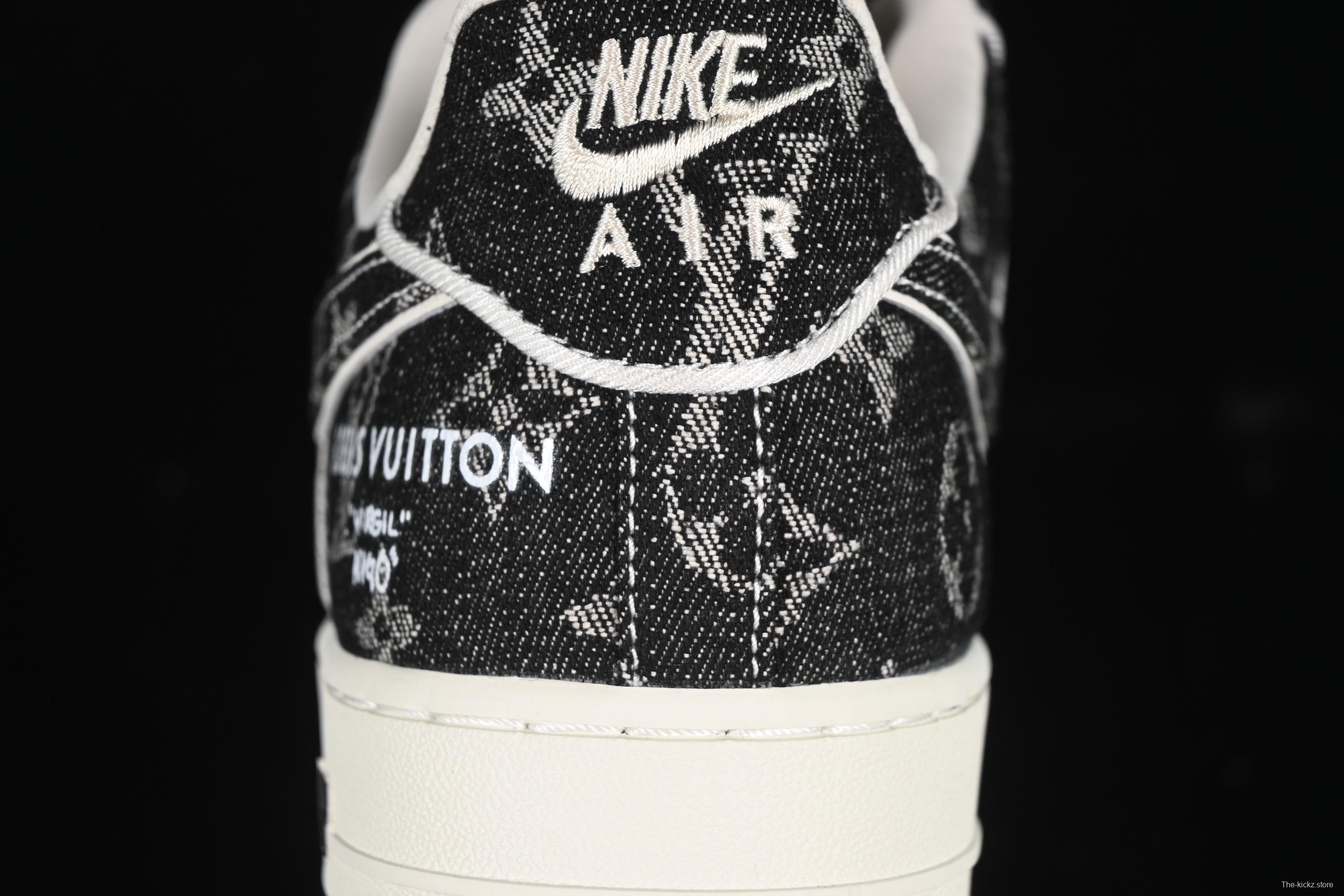 Nike Air Force 1'07 Low LV Collaboration Dark Denim Low-Top Casual Sneakers - SC9207-531