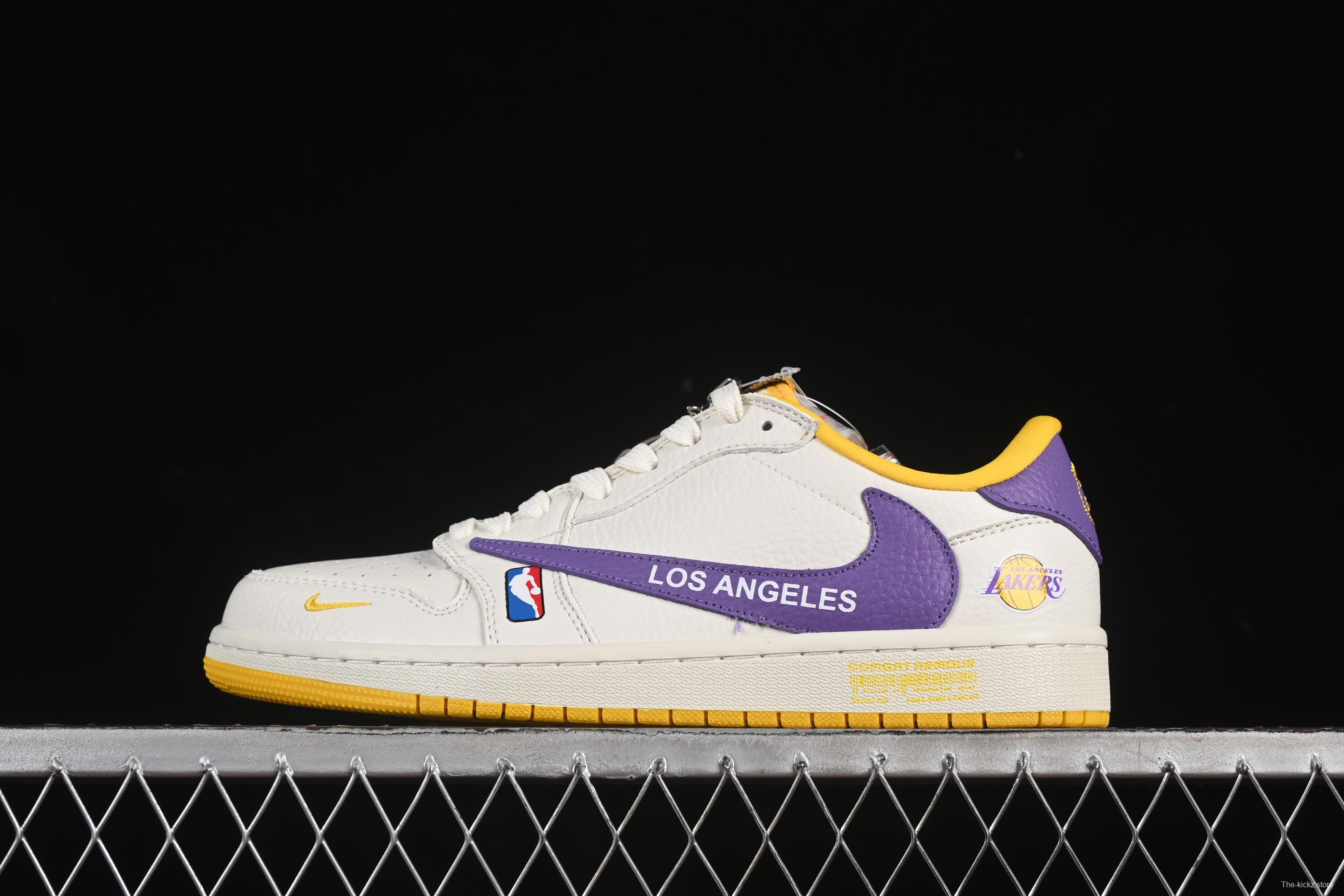 Nike Travis Scott x Fragment Design x Air Jordan 1 Low OG SP AJ1 Collaboration Casual Sneakers - SC9207-027