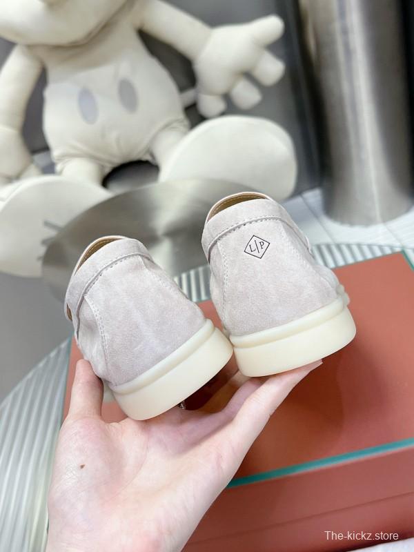 2024 Unisex Le Parmentier White Suede Loafers MJ00270