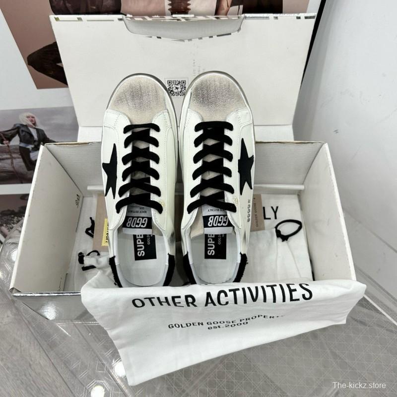 2025 Men GGDB White Black Leather Suede Sneakers SUPER STAR