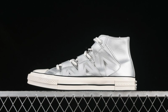 Converse Chuck 1970s Future Silver High-Top Casual Sneakers - A15187C