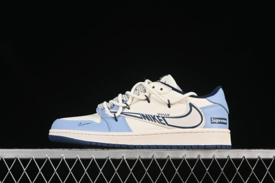 Nike Travis Scott x Fragment Design x Air Jordan 1 Low OG SP AJ1 Low Top Casual Sneakers - DM6868-106