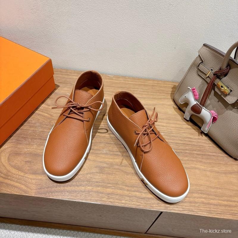 2025 Unisex H Brown Leather Classic Boots AS00380