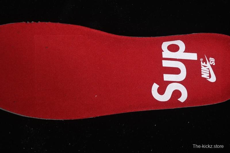 Nike Supreme x Dunk SB Dunk Low White Low-Top Casual Skate Shoes - HQ8487-100