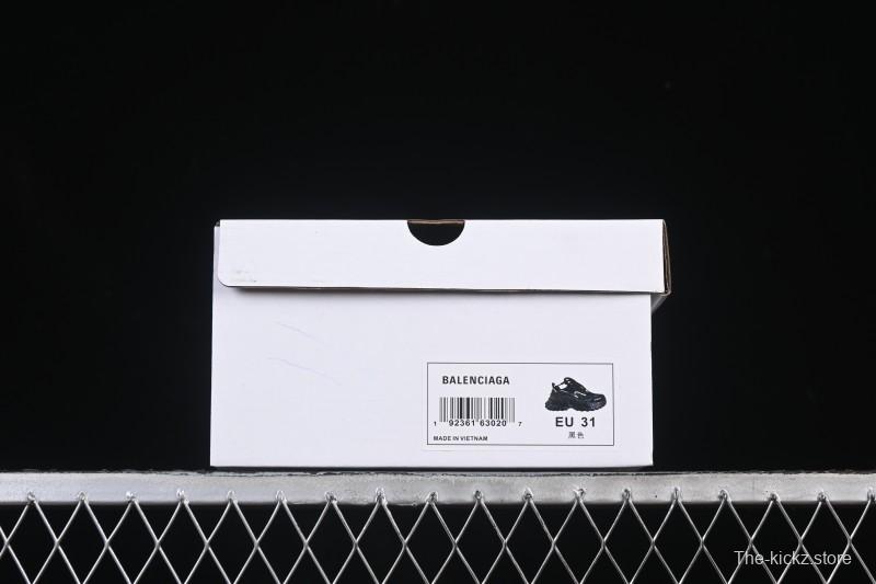 Balenciaga Non-Slip Wear-Resistant Casual Kids Shoes Black