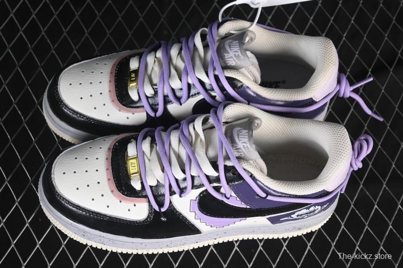 Nike Air Force 1 '07 Low Pixel Cloud Tracking Casual Sports Sneakers - CJ0304-106