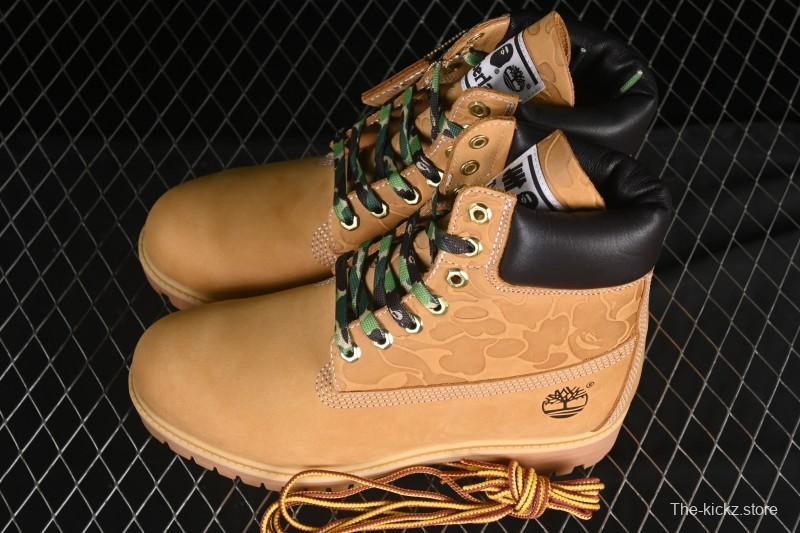 Timberland Bape Undefeated Triple Collaboration Limited Edition Waterproof Boots - TB0A1R7Y231