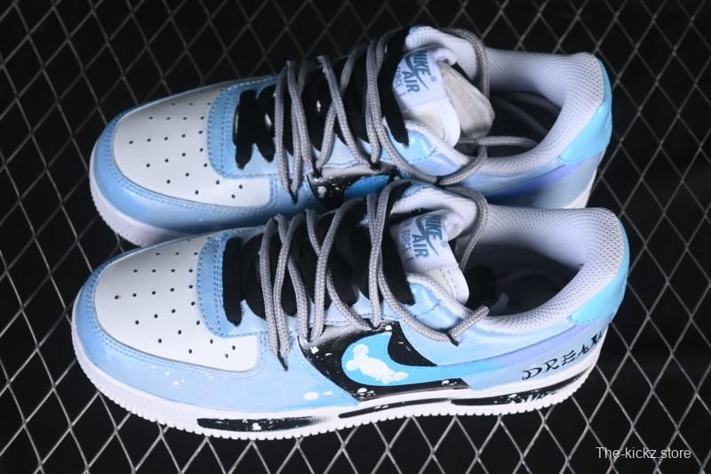 Nike Air Force 1'07 Low Chasing Dream Hand-Painted Graffiti Casual Sneakers - CW2288-101