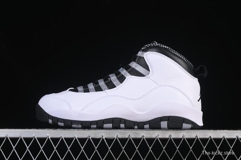 Nike Air Jordan 10 Retro Light Steel Grey Basketball Shoes - HJ6779-104