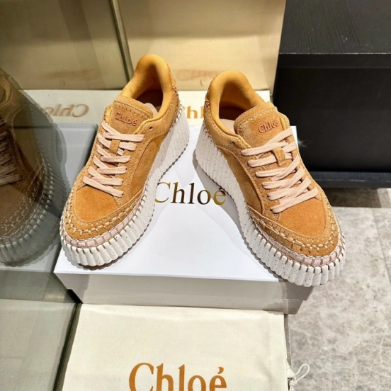 Chloe 2025/SS Hand-Stitched Casual Shoes - LY00350