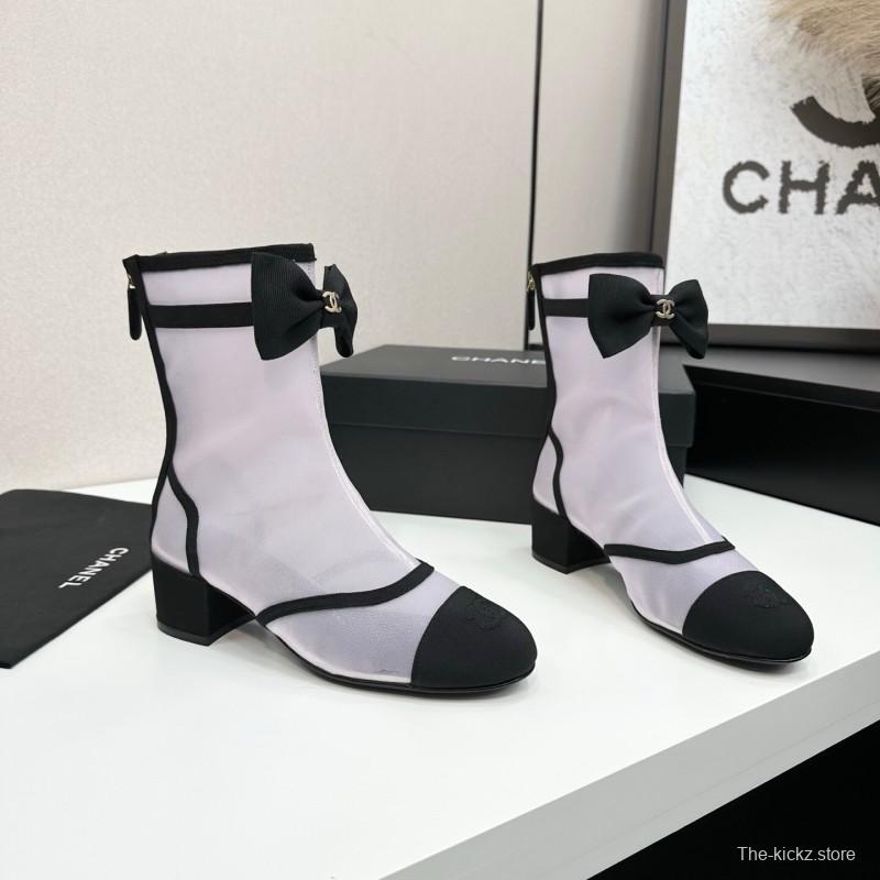 Chanel Classic Bow Ankle Boots - LY00