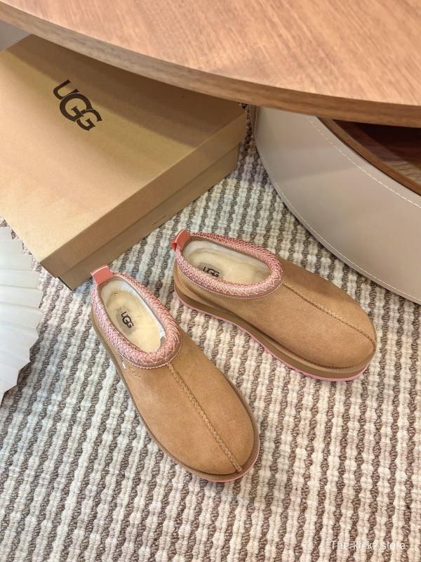 UGG Tazz Platform Wool Slipper Boots - MJ00230