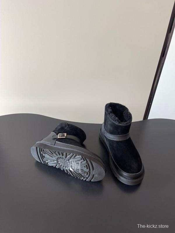 UGG 4512 Classic Buckle Flat Ultra Wool Anti-Slip Snow Boots - AS00290