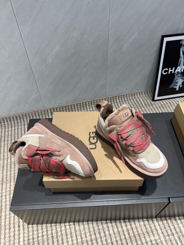 UGG Platform Loafers Series Round Toe Chunky Sole Casual Shoes - MJ00270