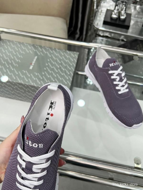 Kiton Four Seasons Classic Casual Knit Shoes - KFY00300