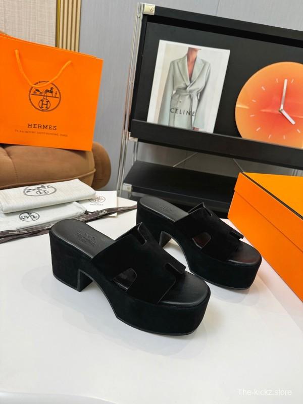 Adidas 2025 SS H-Love Classic Waterproof Platform H-Wedge Thick Sole Sandals - LY00