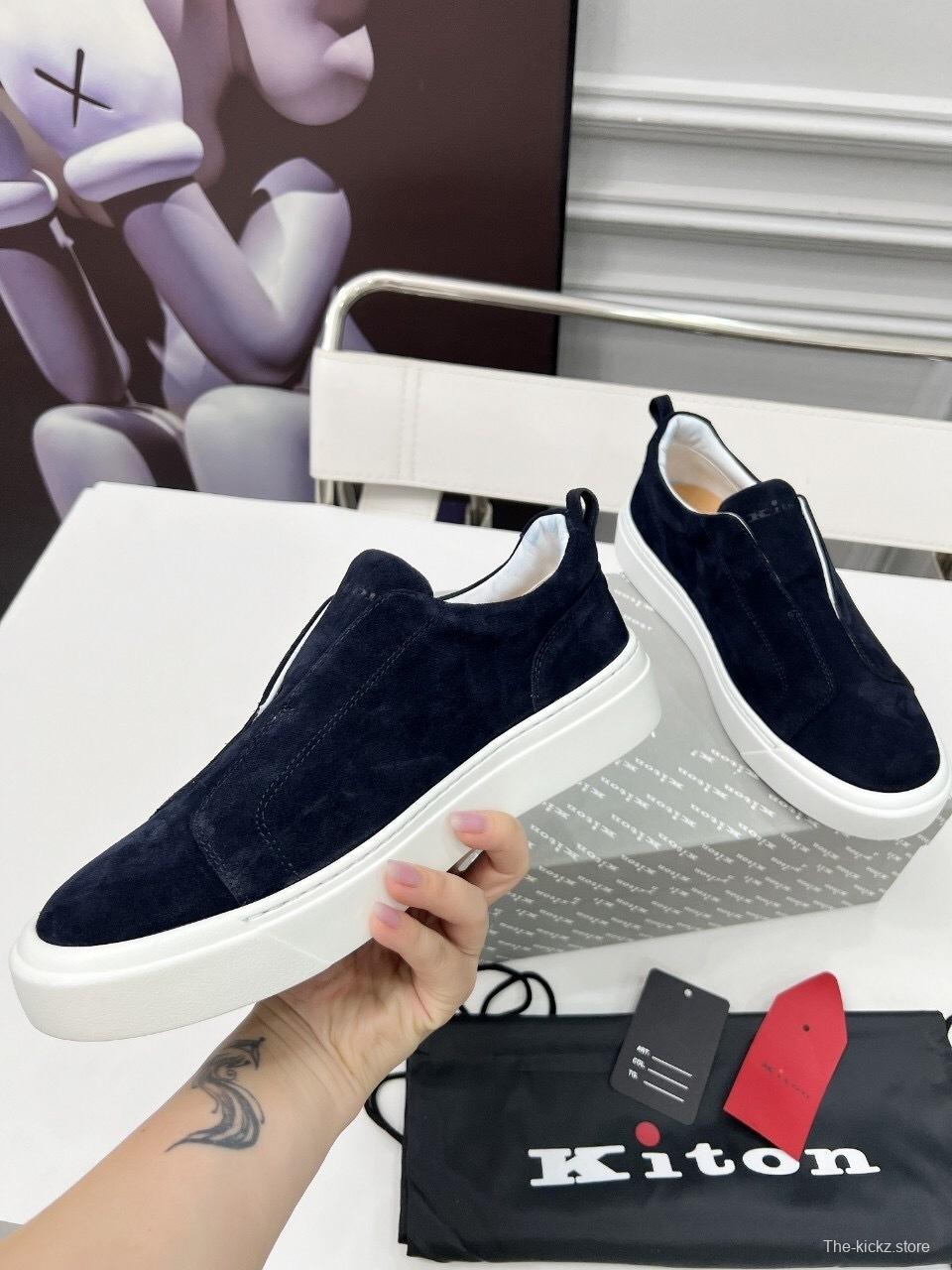 Kiton 2025 SS Slip-On Casual Men's Shoes - KFY00320