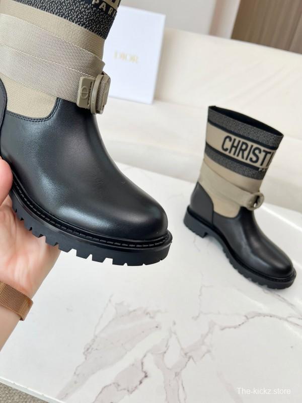 Dior 2025/SS Autumn Winter Boots Retro Work Boots Slip-On - LY00320